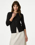 Pure Merino Wool Crew Neck Cardigan